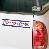 Melania Trump for First Lady Donald Trump 2016 Bumpersticker (Op Truck)