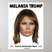 Melania Trump Halloween Mask Poster (Voorkant)