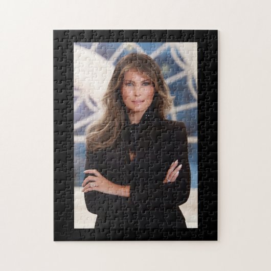 Melania Trump Jigzaag Puzzle Legpuzzel (Verticaal)