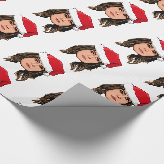 MELANIA TRUMP Kerstmis Cadeaupapier (Hoek)