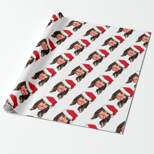 MELANIA TRUMP Kerstmis Cadeaupapier (Uitgerold)