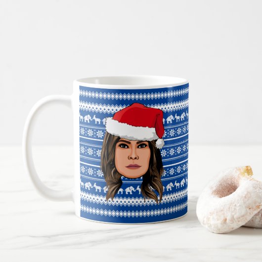 MELANIA TRUMP Kerstmis Koffiemok (Met donut)