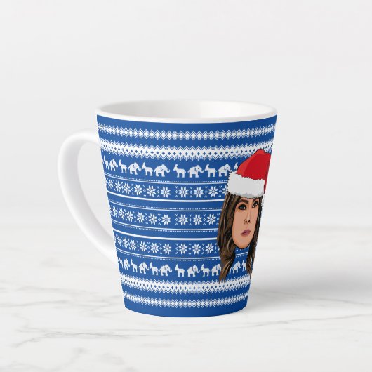 MELANIA TRUMP Kerstmis Latte Mok (Linkerhoek)