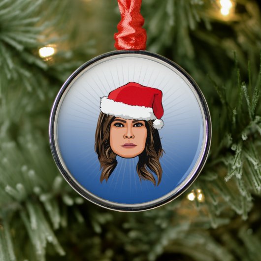 MELANIA TRUMP Kerstmis Metalen Ornament (Boom)