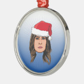 MELANIA TRUMP Kerstmis Metalen Ornament (Links)