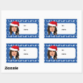 MELANIA TRUMP Kerstmis Rechthoekige Sticker (Vel)