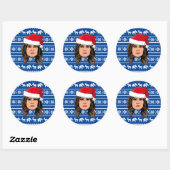 MELANIA TRUMP Kerstmis Ronde Sticker (Vel)