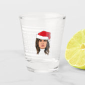 MELANIA TRUMP Kerstmis Shot Glas (Voorkant)