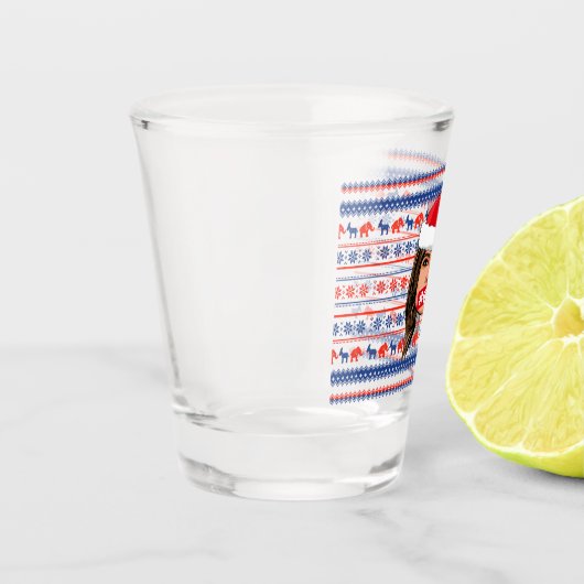 MELANIA TRUMP Kerstmis Shot Glas (Links)