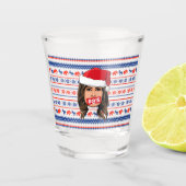 MELANIA TRUMP Kerstmis Shot Glas (Voorkant)