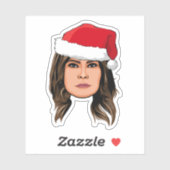MELANIA TRUMP Kerstmis Sticker (Vel)