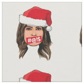 MELANIA TRUMP Kerstmis Stof (Close Up)