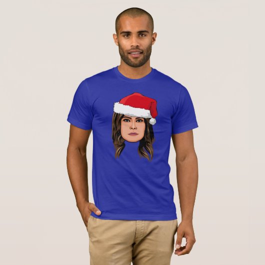 MELANIA TRUMP Kerstmis T-shirt (Voorkant volledig)