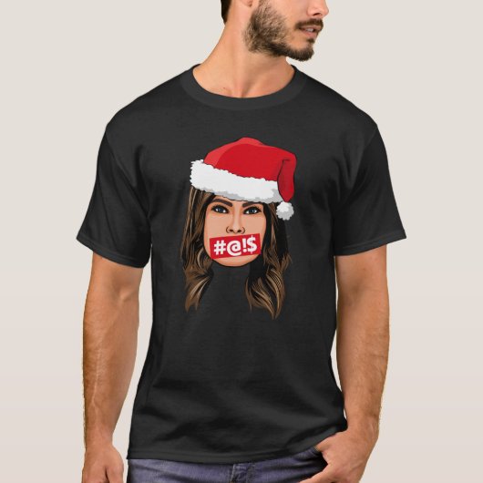 MELANIA TRUMP Kerstmis T-shirt (Voorkant)