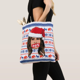 MELANIA TRUMP Kerstmis Tote Bag