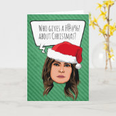 Melania Trump Kerstmis: Wie geeft er om Kaart (Gele Bloem)