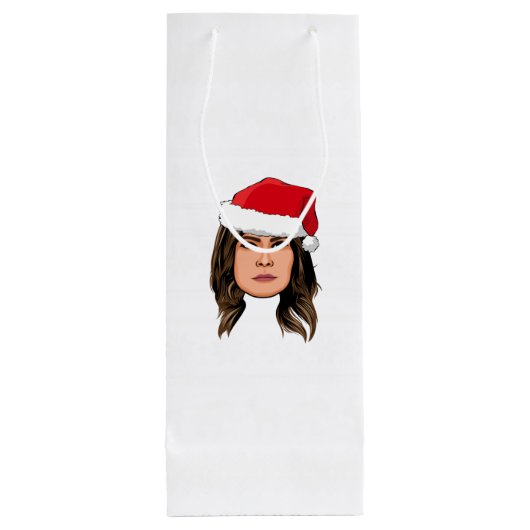 MELANIA TRUMP Kerstmis Wijn Cadeautas (Achterkant)