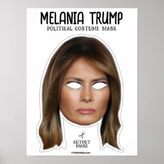 Melania Trump kostuummasker Poster (Voorkant)