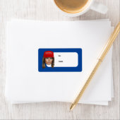 Melania Trump MAGA Kerstmis Etiket (Insitu)