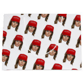 Melania Trump MAGA Kerstmis Groot Cadeauzakje (Voorkant)