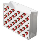 Melania Trump MAGA Kerstmis Groot Cadeauzakje (Voorkant Gekanteld)