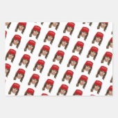 Melania Trump MAGA Kerstmis Inpakpapier Vel (Voorkant 2)