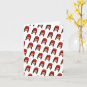 Melania Trump MAGA Kerstmis Kaart (Gele Bloem)