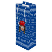 Melania Trump MAGA Kerstmis Wijn Cadeautas (Achterkant Gekanteld)