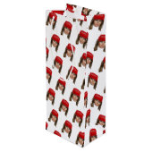 Melania Trump MAGA Kerstmis Wijn Cadeautas (Achterkant Gekanteld)