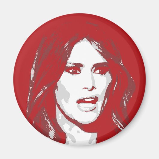 MELANIA TRUMP MAGNEET (Voorkant)