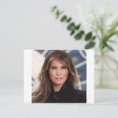 Melania Trump Official White House Briefkaart (Staand voorkant)