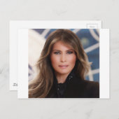 Melania Trump Official White House Briefkaart (Voorkant / Achterkant)