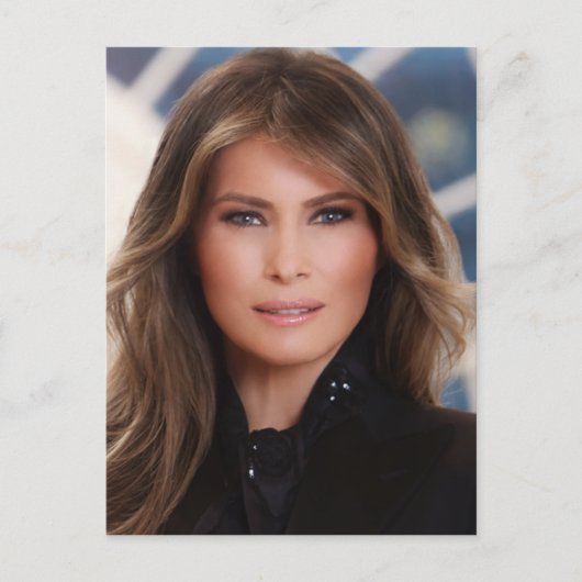 Melania Trump Official White House Foto Briefkaart (Voorkant)