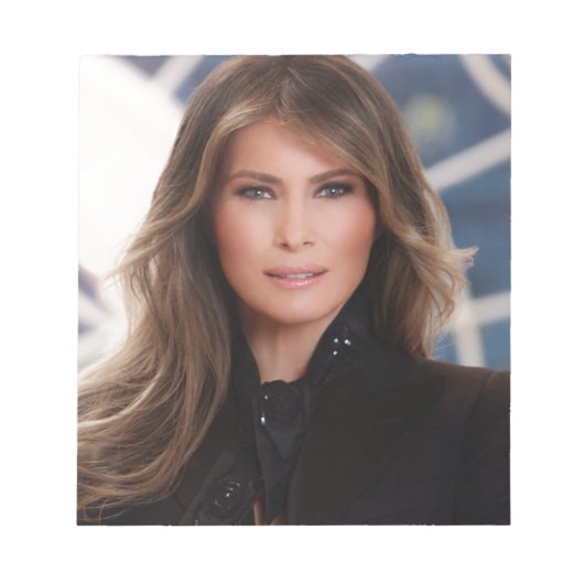 Melania Trump Official White House Foto Notitieblok (Voorkant)