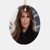 Melania Trump Official White House Keramisch Ornament (Rechts)