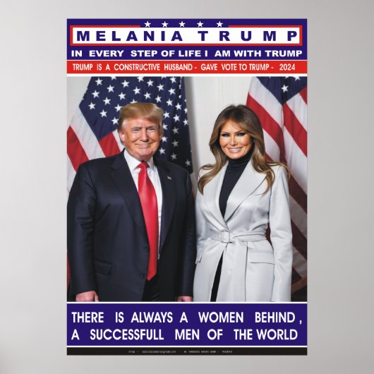 Melania Trump Poster (Voorkant)