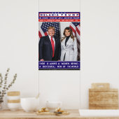 Melania Trump Poster (Keuken)