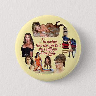 Melania Trump Ronde Button 5,7 Cm