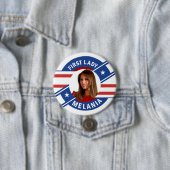 Melania Trump Ronde Button 7,6 Cm (In situ)