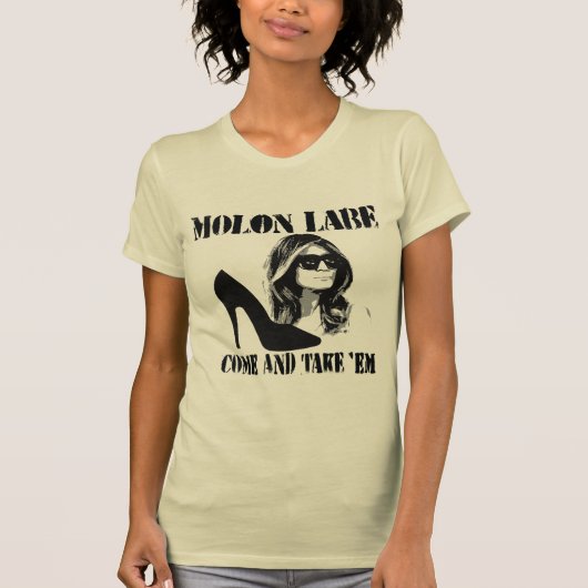 Melania's Molon Labe T-shirt (Voorkant)