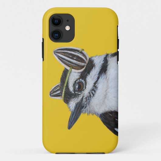 Melanie de donzige specht iPhone hoesje (Achterkant)