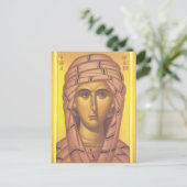 Melanie de jongere orthodoxe Christelijke icoon Briefkaart (Staand voorkant)