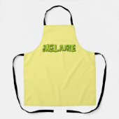 Melanie Name Kiwi Design Küchenschürze Schürze Schort (Voorkant)