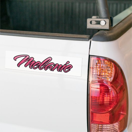 Melanie rode roze Aufkleber Sticker (Op Truck)