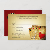 Melanie & Scott Las Vegas Alles In RSVP 5x3.5 (Voorkant / Achterkant)