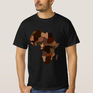  Melanin Africa Map T-shirt Unisex