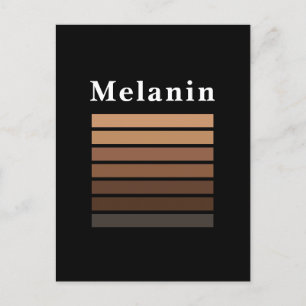 Melanin African American Black History Maand Briefkaart