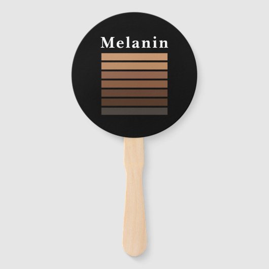 Melanin African American Black History Maand Handwaaier (Achterkant)