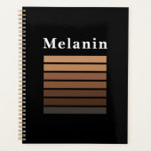 Melanin African American Black History Maand Planner (Voorkant)
