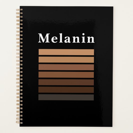Melanin African American Black History Maand Planner (Voorkant)